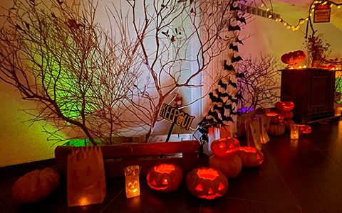 Décoration pour soirée Halloween dans le Var